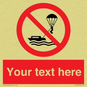 Custom No parasailing